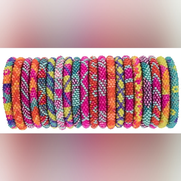 HULA HOOP -The Original Rollies® Bracelet for Kids, 6" round, #6 (3 pieces) - Picture 4 of 5